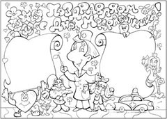 Стенгазета на день медработника - вариант 4, ч/б