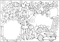 Стенгазета на день медработника - вариант 5, ч/б